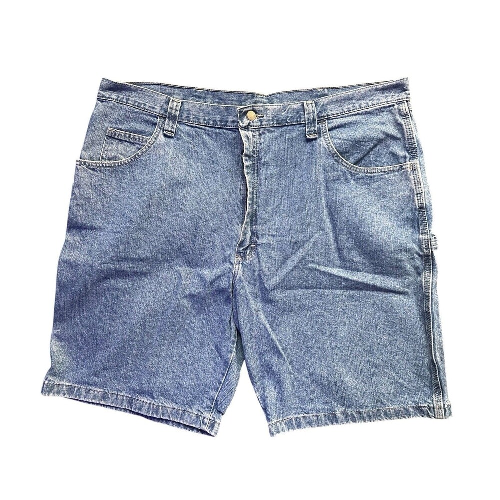 Wrangler Jean Shorts Mens Size 42 Blue Carpenter Vintage Cotton Casualwear